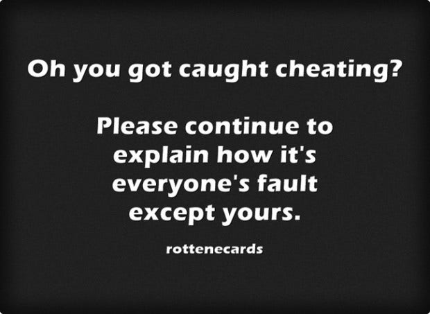 Cheating Quotes