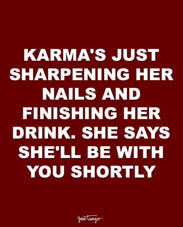 karma quotes for cheaters