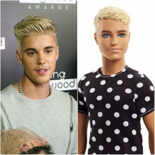 Mattel ken dolls Barbie Celebrity Resemblance