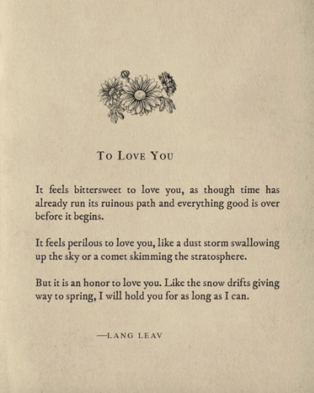 Lang Leav Love Poems