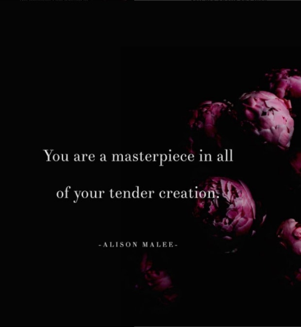 Inspirational Strong Woman Instagram Quotes by poet Alison Malee 