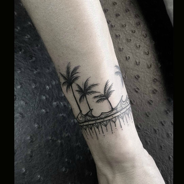 summer wrist tattoos