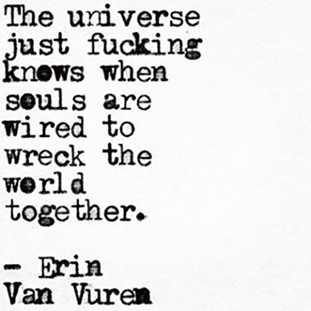 Erin Van Vuren Poetry Life Quotes