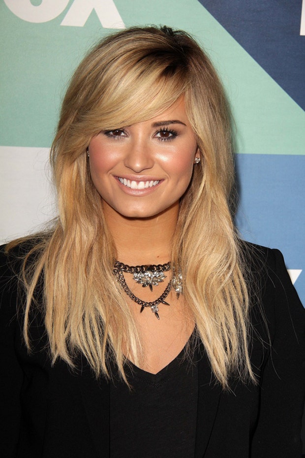 Demi Lovato Blonde Celebrities Body-Image Confidence