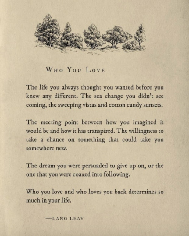 Lang Leav Love Poems