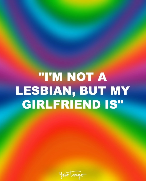 My gf is a lesbian