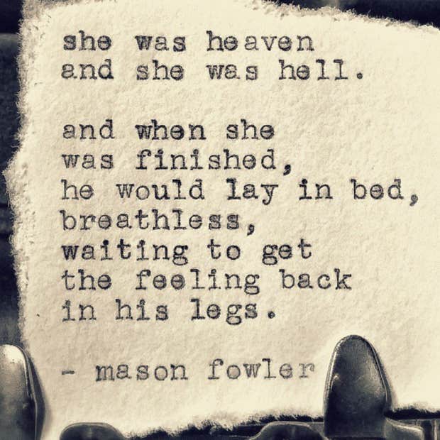 Mason Fowler Quotes poems sex and love