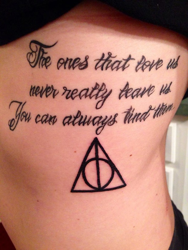 harry potter tattoo