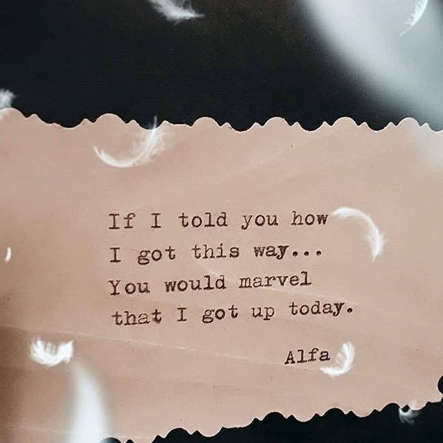 Instagram Poet, Alfa Poems