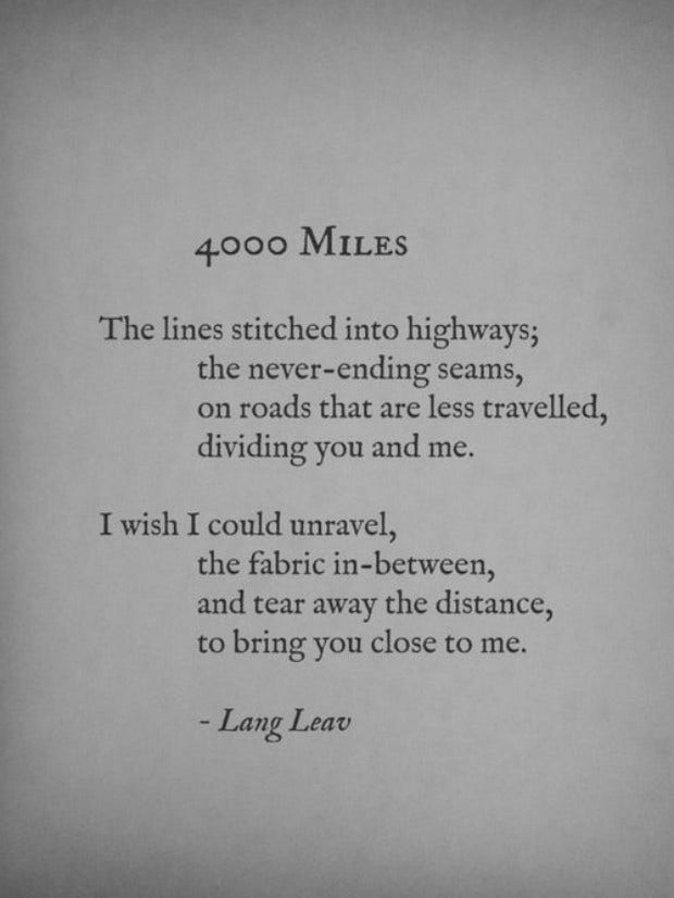 Long Distance Relationship Quotes