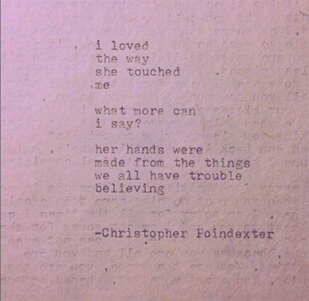 Christopher Poindexter Poems Instagram Quotes About Love