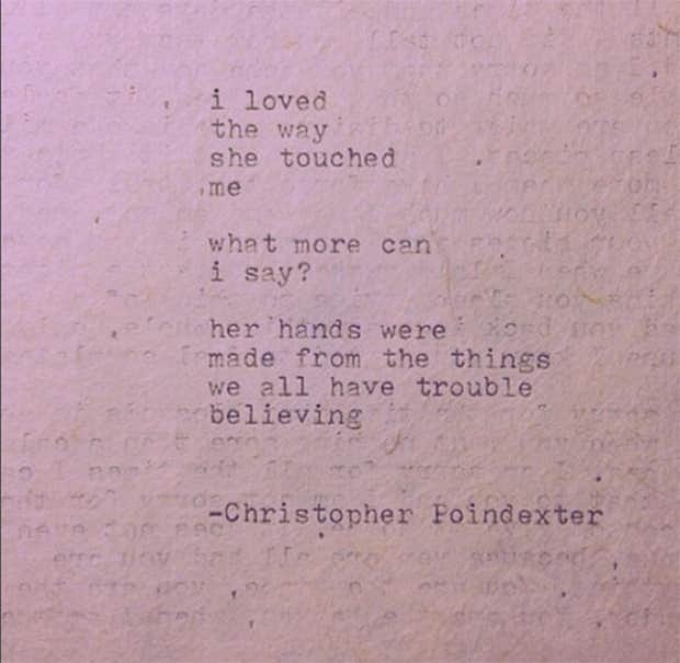 Christopher Poindexter Poems Instagram Quotes About Love