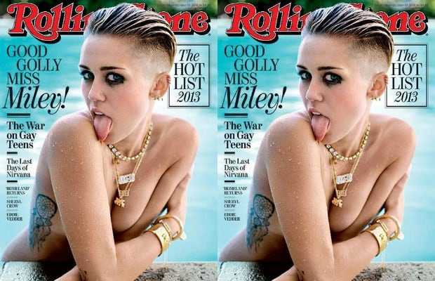 Miley Cyrus naked and wet pics