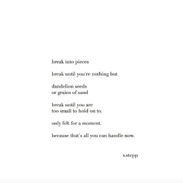 Sara Stepp Poet Instagram Breakup Quotes About Love and Heartbreak