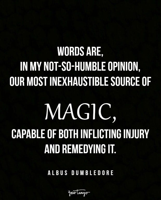 Albus Dumbledore Harry Potter quotes