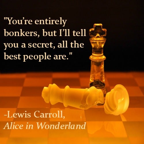 Alice in Wonderland inspirational quotes