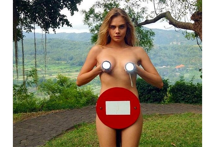 Cara Delevigne Free The Nipple