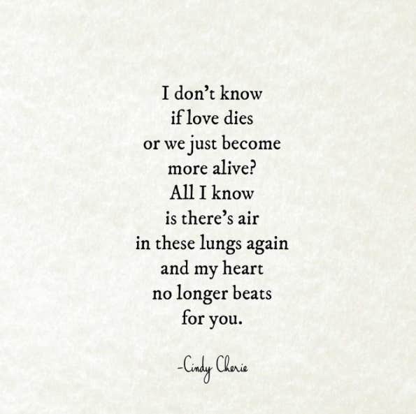 Instagram Quotes By Poet Cindy Cherie On Heartbreak