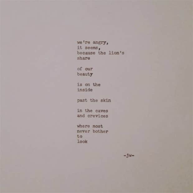 Jarod Wabick Instagram Poetry Love Yourself Quotes