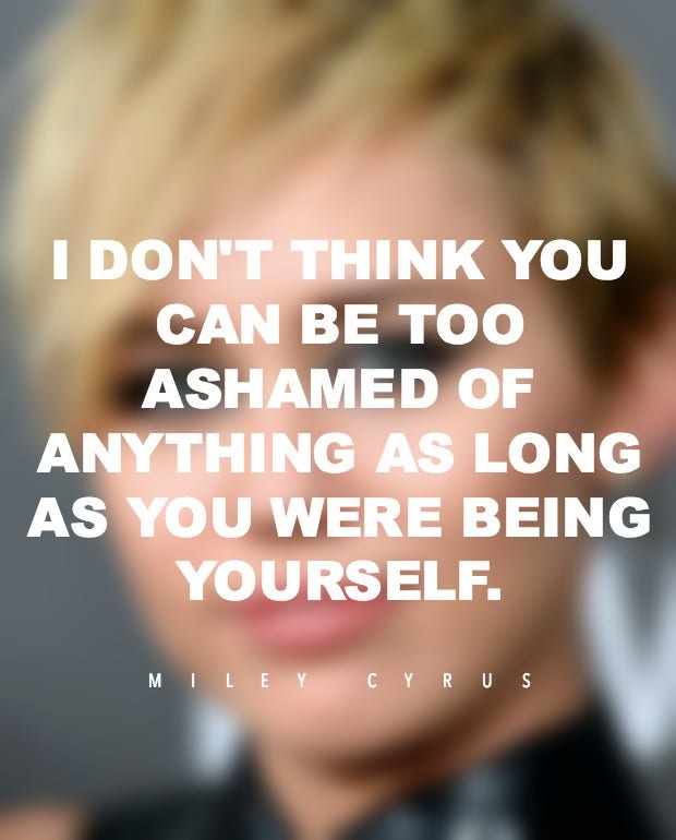 miley cyrus quote 