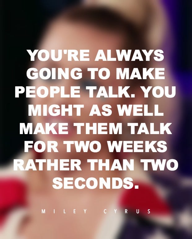 miley cyrus quote 