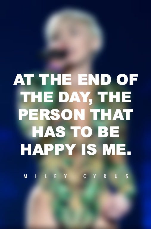 miley cyrus quote 