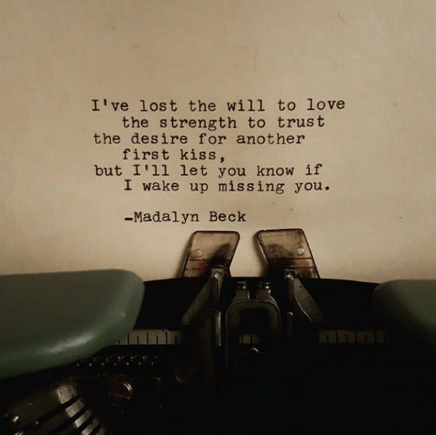Madalyn Beck Poetry Instagram Quotes On Love