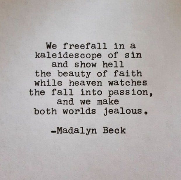 Madalyn Beck Poetry Instagram Quotes On Love