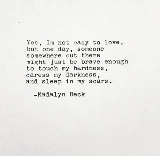 Madalyn Beck Poetry Instagram Quotes On Love