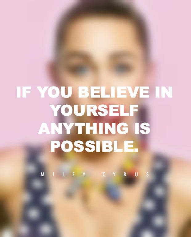 miley cyrus quote 