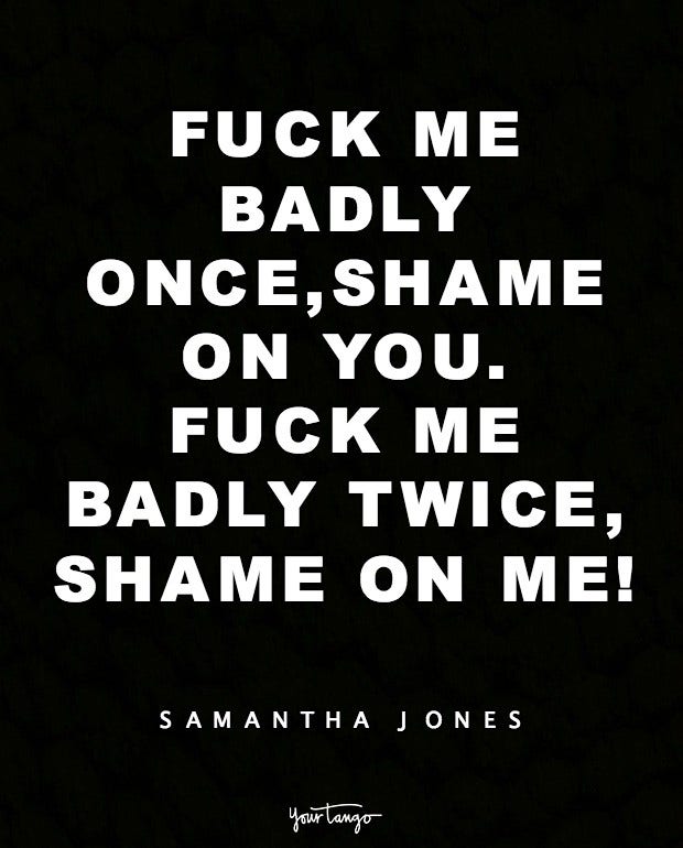 Sex And The City Quotes Samantha Jones