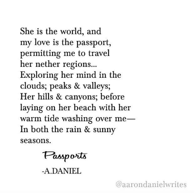 Powerful Instagram Quotes Poet Aaron Daniel About Life