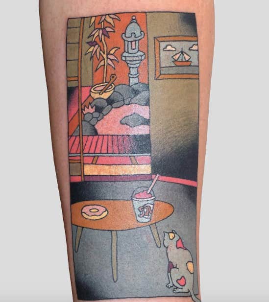 japanese woodblock tattoos ideas