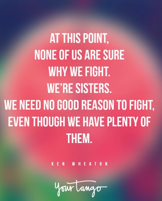 ken wheaton sister fight quote