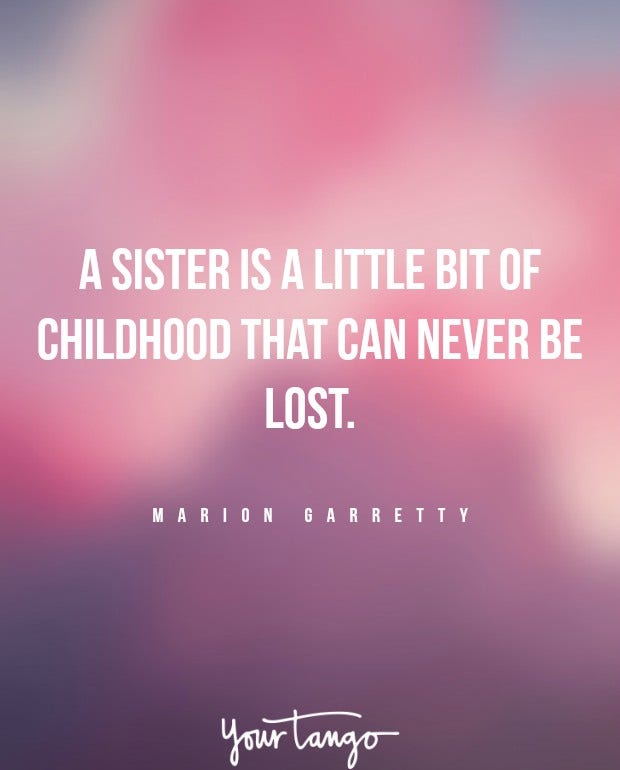 marion garretty sister fight quote