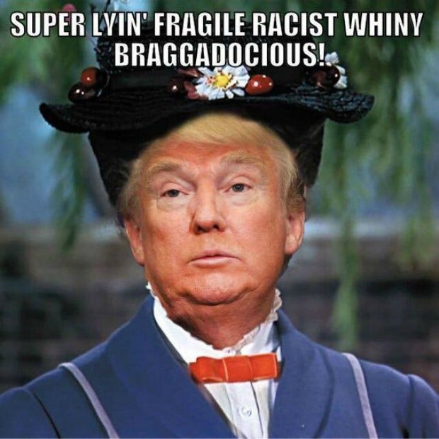 funny Donald Trump meme : Mary Poppins