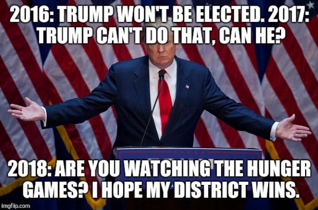 Funny Donald Trump Hunger Games meme