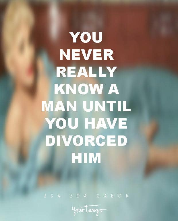 Zsa Zsa Gabor Quotes About Divorce And Love