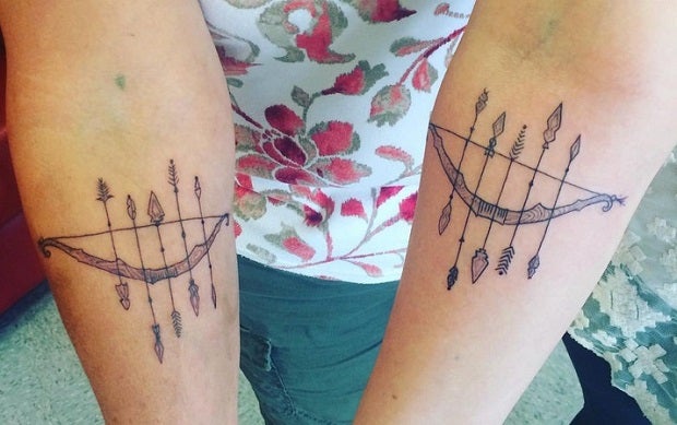 matching tattoos mother daughter