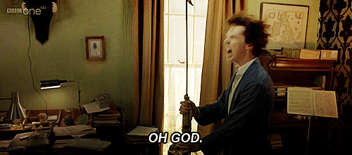Benedict Cumberbatch in "Sherlock" - Giphy
