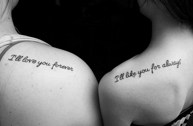 best friend quote tattoos 