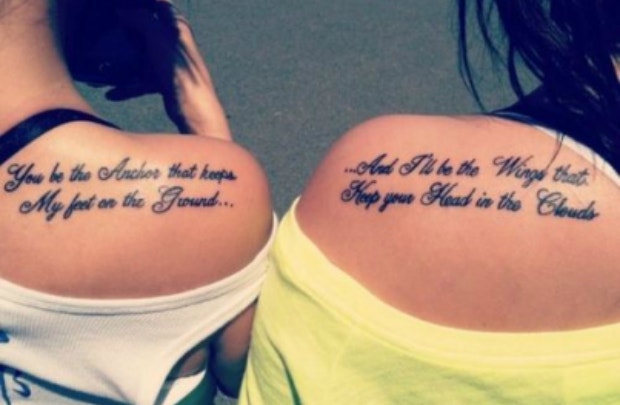 best friend tattoo friendship quotes