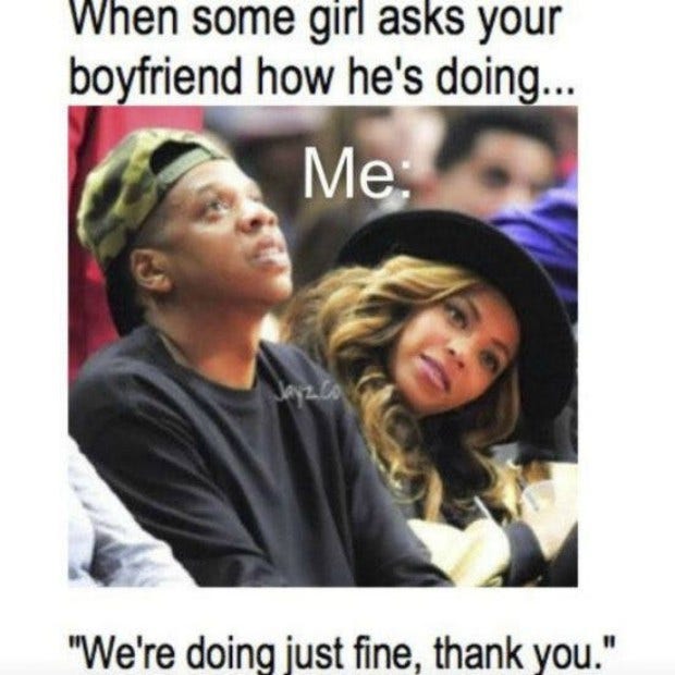 FUNNY Beyonce Cheating Meme Jay-Z