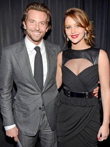 Bradley Cooper and Jennifer Lawrence