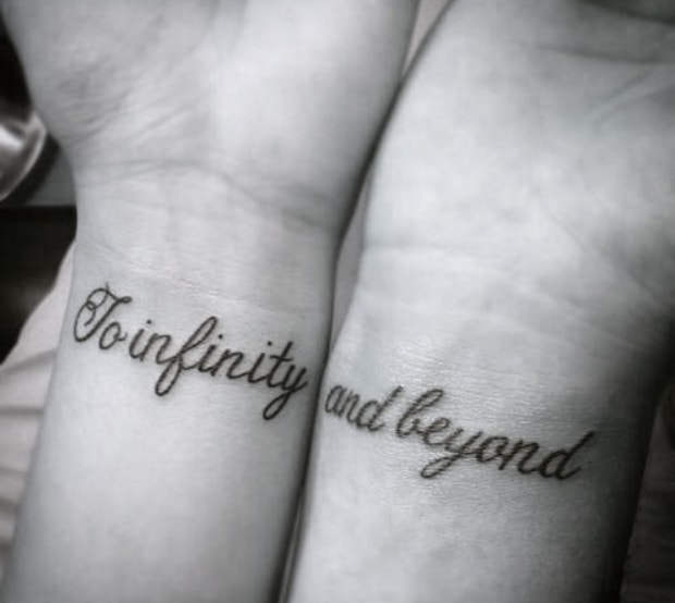 couples quote tattoos