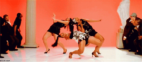 Beyonce Knowles, Kelly Rowland, Michelle Williams and Solange Knowles in the "Get Me Bodied' music video