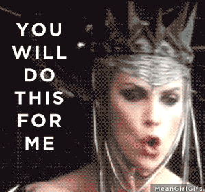 charlize theron as the wicked queen in snow white and the huntsman