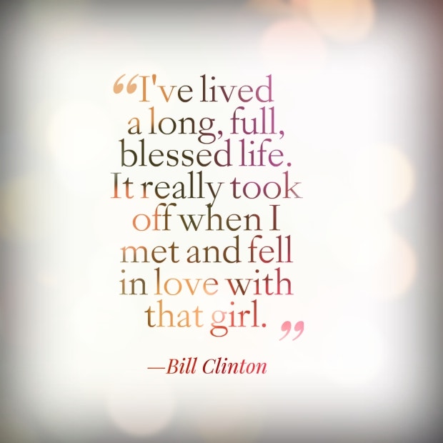 bill clinton hillary clinton love quotes