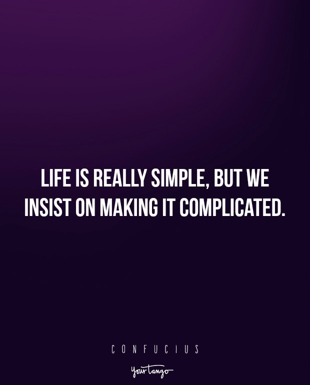 complicated life quotes