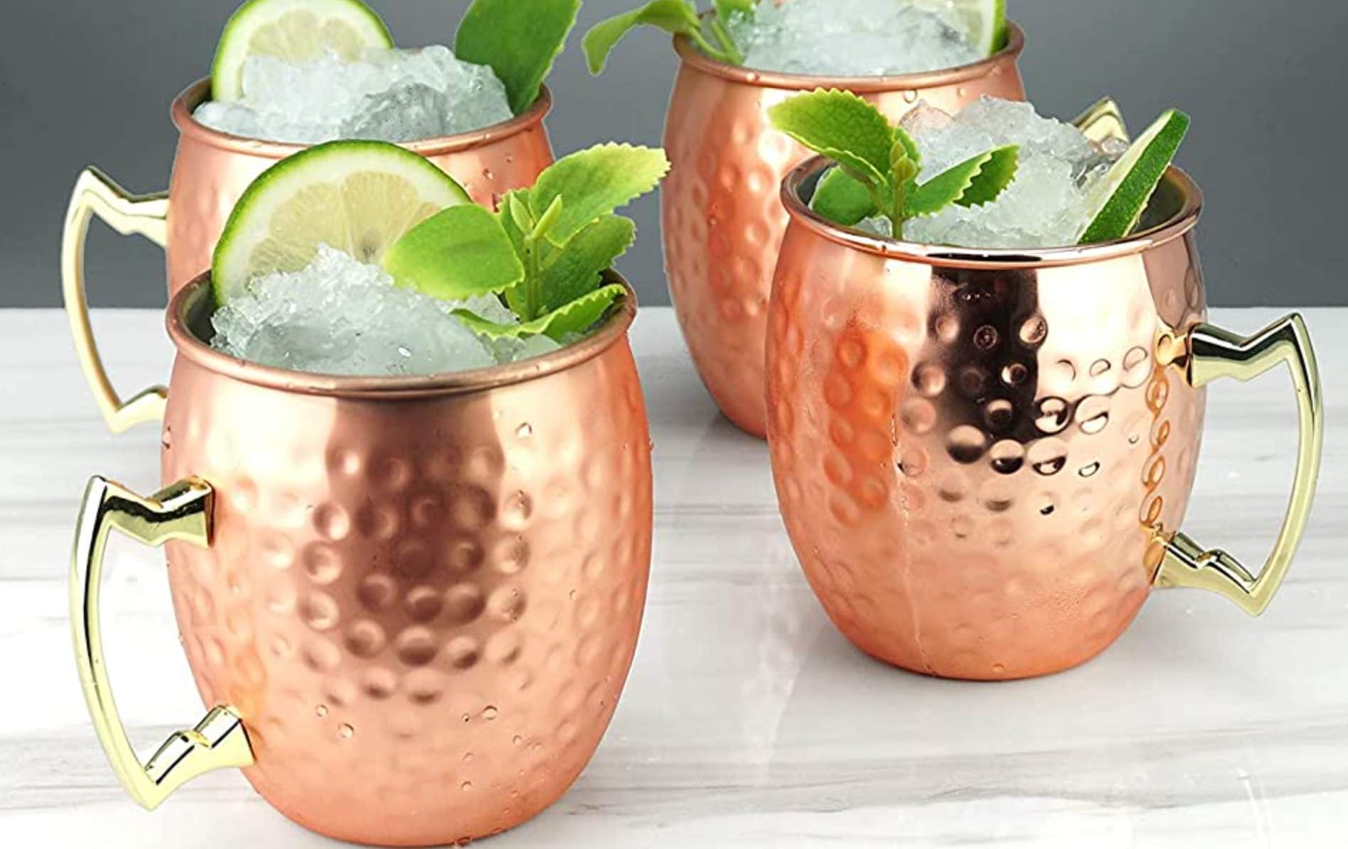 Copper Cocktail Mugs 
